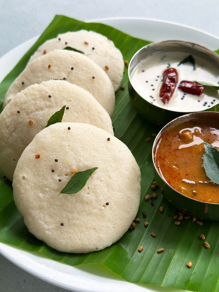 Traditional South Indian Breakfast Platter